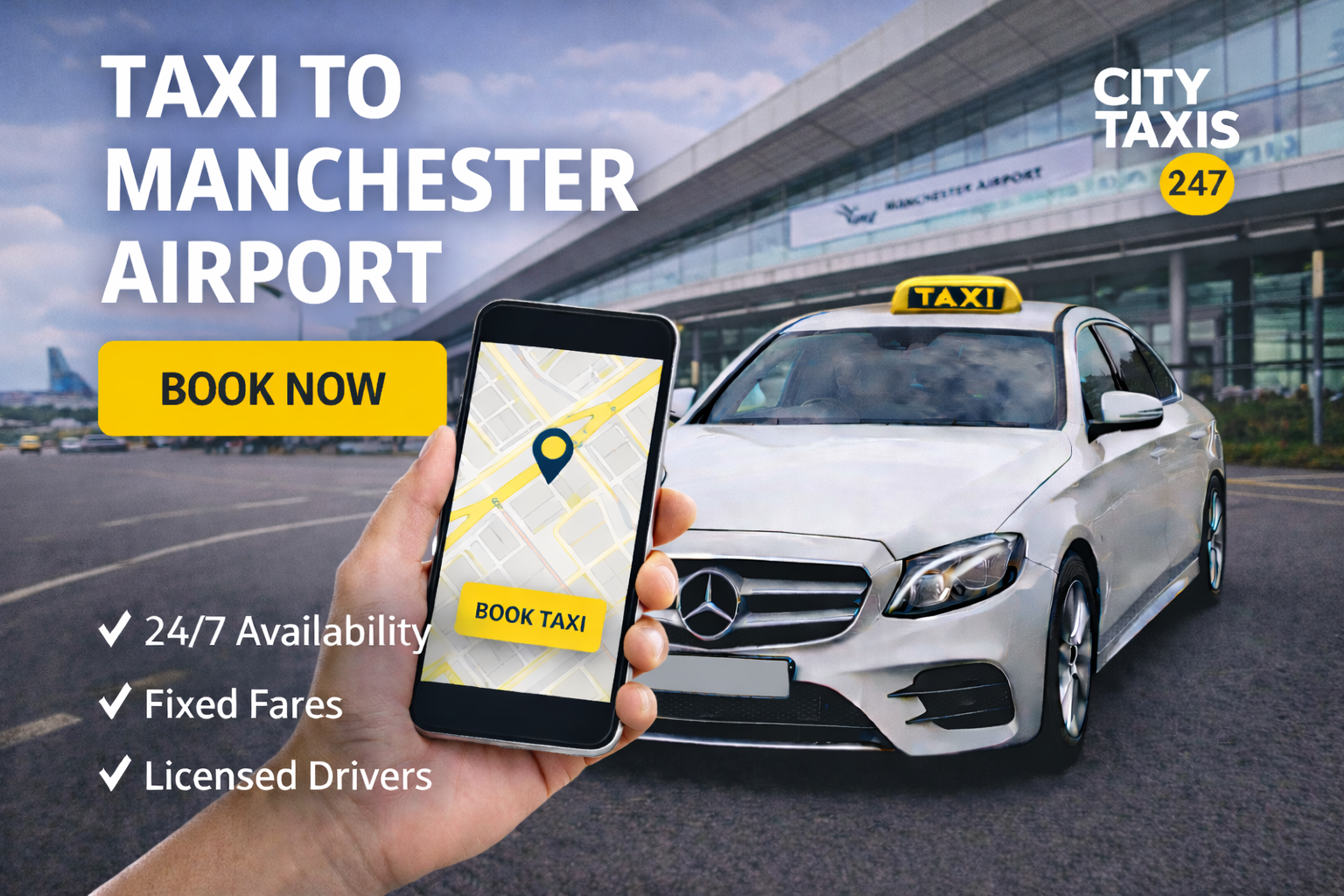 Taxi to Manchester Airport